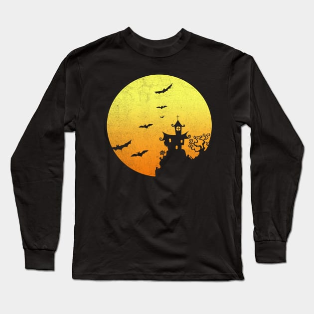 Halloween Full Moon Long Sleeve T-Shirt by ThyShirtProject - Affiliate